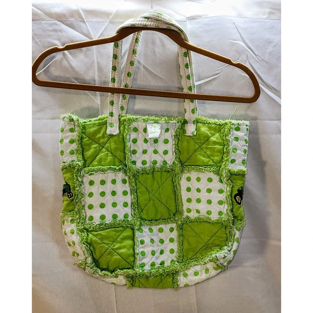 Beautiful Handmade‎ Quilted John Deere Carry Bag With Handles